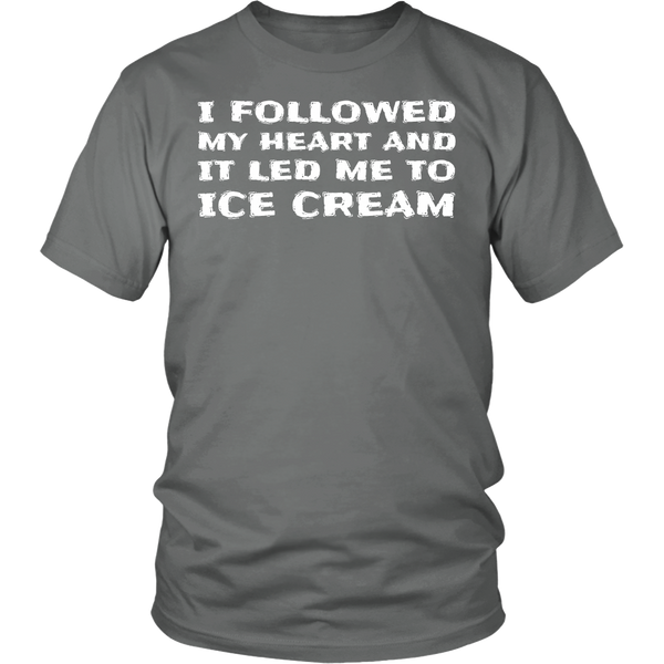 Led Me To Ice Cream- Shirts, Long Sleeve, Hoodie, Tanks, Sweatshirt