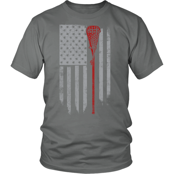 Lacrosse Flag- Shirts, Long Sleeve, Hoodie, Tanks, Sweatshirt