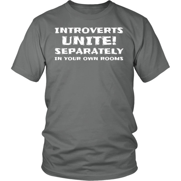 Introverts Unite- Shirts, Long Sleeve, Hoodie, Tanks, Sweatshirt