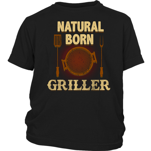 Natural Born Griller- Shirts, Long Sleeve, Hoodie, Tanks, Sweatshirt