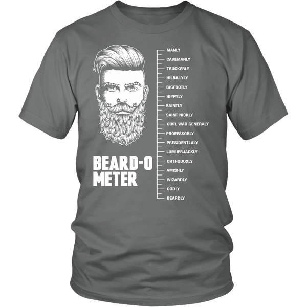 Beard-o-meter- Shirts, Long Sleeve, Hoodie, Tanks, Sweatshirt