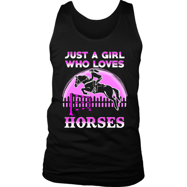 Girl Who Loves Horses- Shirts, Long Sleeve, Hoodie, Tanks, Sweatshirt