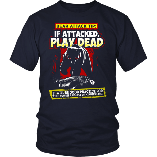 Bear Attack Tip- Shirts, Long Sleeve, Hoodie, Tanks, Sweatshirt