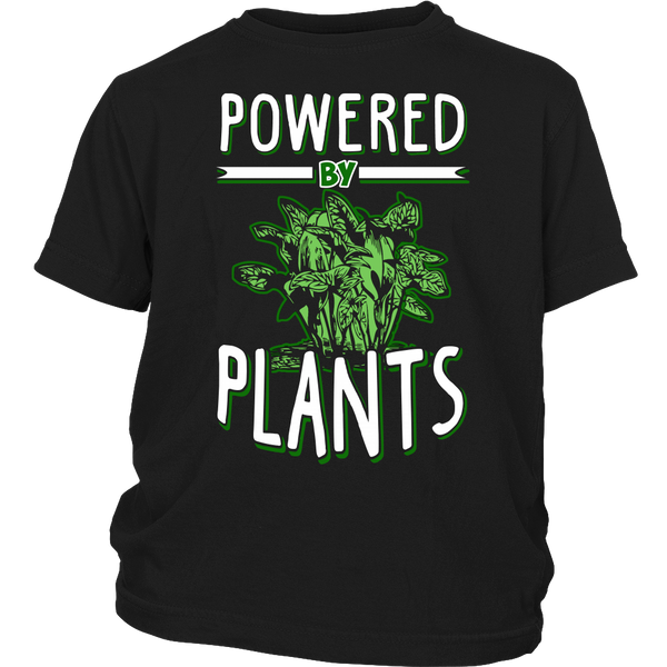 Powered by Plants- Shirts, Long Sleeve, Hoodie, Tanks, Sweatshirt