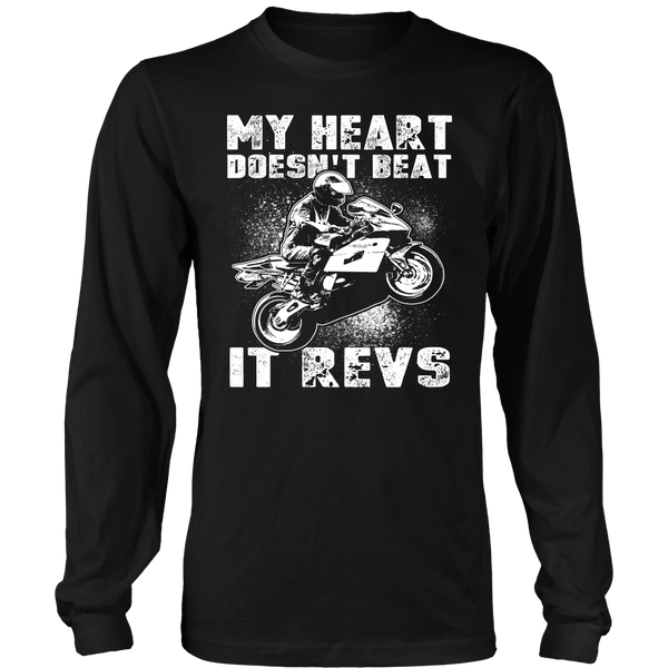 My Heart Revs- Shirts, Long Sleeve, Hoodie, Tanks, Sweatshirt