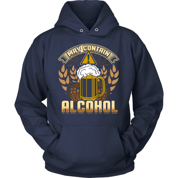 May Contain Alcohol- Shirts, Long Sleeve, Hoodie, Tanks, Sweatshirt