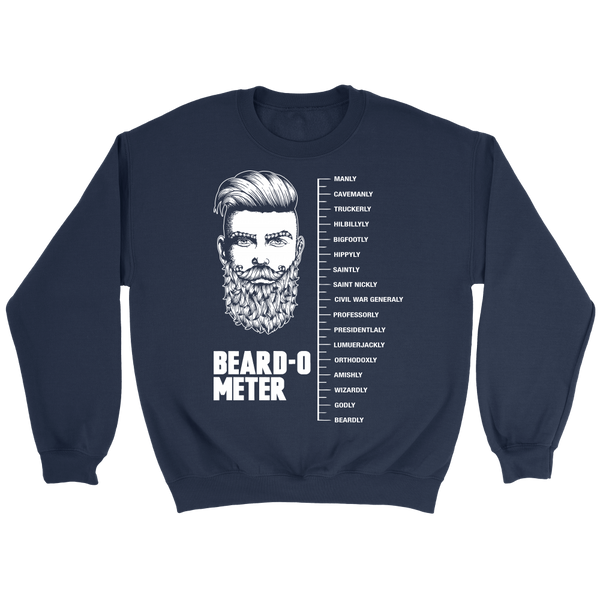 Beard-o-meter- Shirts, Long Sleeve, Hoodie, Tanks, Sweatshirt