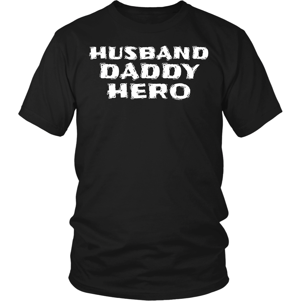 Husband Daddy Hero- Shirts, Long Sleeve, Hoodie, Tanks, Sweatshirt