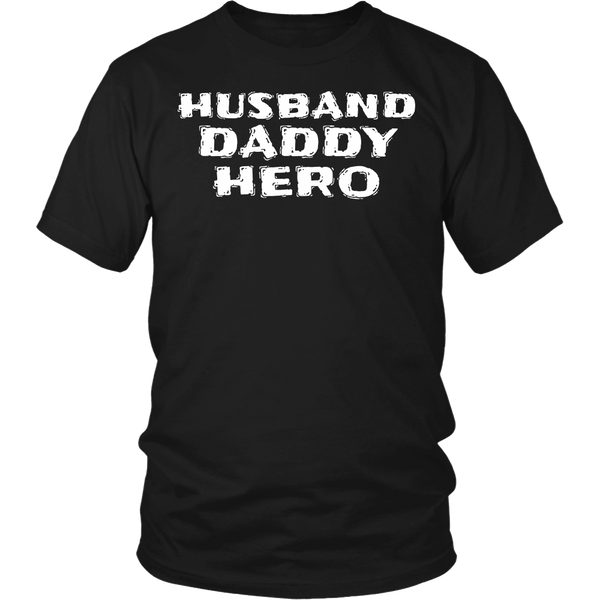 Husband Daddy Hero- Shirts, Long Sleeve, Hoodie, Tanks, Sweatshirt