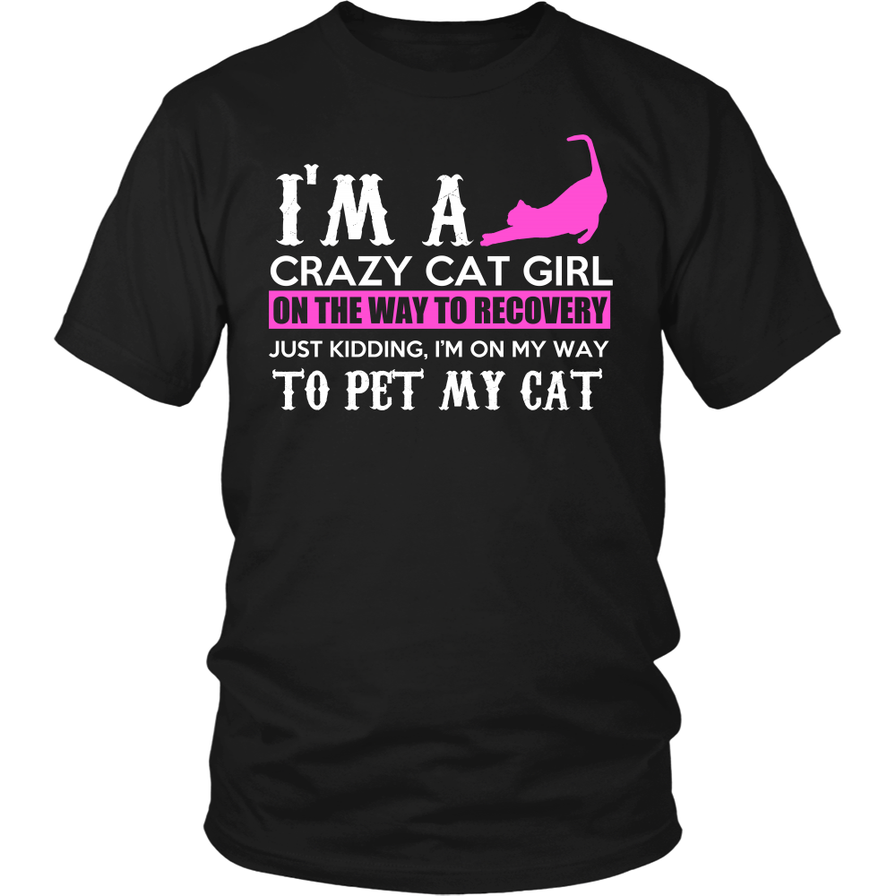 Crazy Cat Girl- Shirts, Long Sleeve, Hoodie, Tanks, Sweatshirt