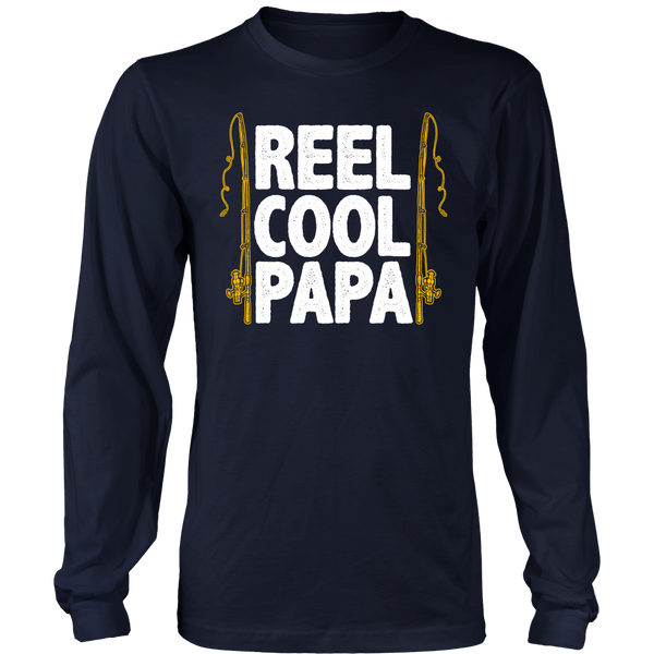 Reel Cool Papa- Shirts, Long Sleeve, Hoodie, Tanks, Sweatshirt