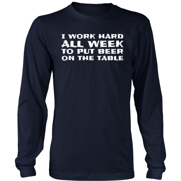 Put Beer On The Table- Shirts, Long Sleeve, Hoodie, Tanks, Sweatshirt