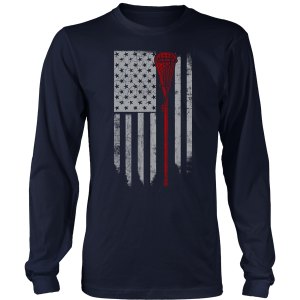 Lacrosse Flag- Shirts, Long Sleeve, Hoodie, Tanks, Sweatshirt