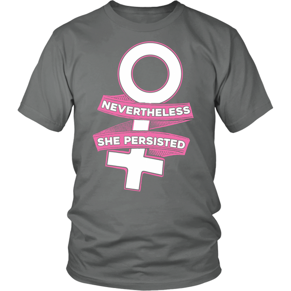 Nevertheless She Persisted- Shirts, Long Sleeve, Hoodie, Tanks, Sweatshirt