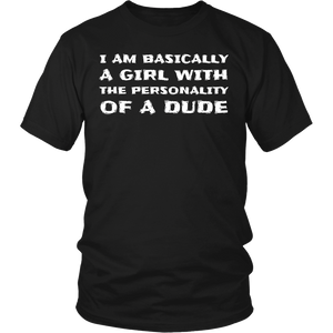 Personality of a Dude- Shirts, Long Sleeve, Hoodie, Tanks, Sweatshirt