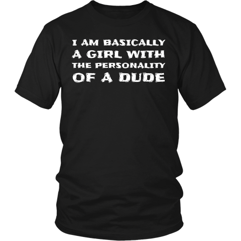 Personality of a Dude- Shirts, Long Sleeve, Hoodie, Tanks, Sweatshirt