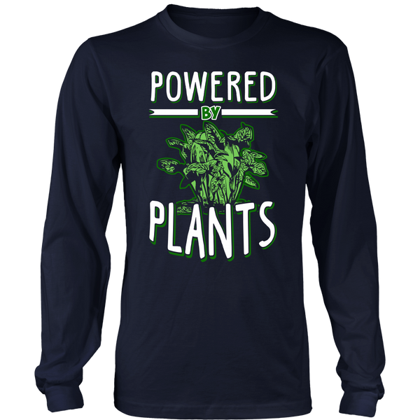 Powered by Plants- Shirts, Long Sleeve, Hoodie, Tanks, Sweatshirt