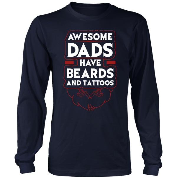 Beards and Tattoos- Shirts, Long Sleeve, Hoodie, Tanks, Sweatshirt