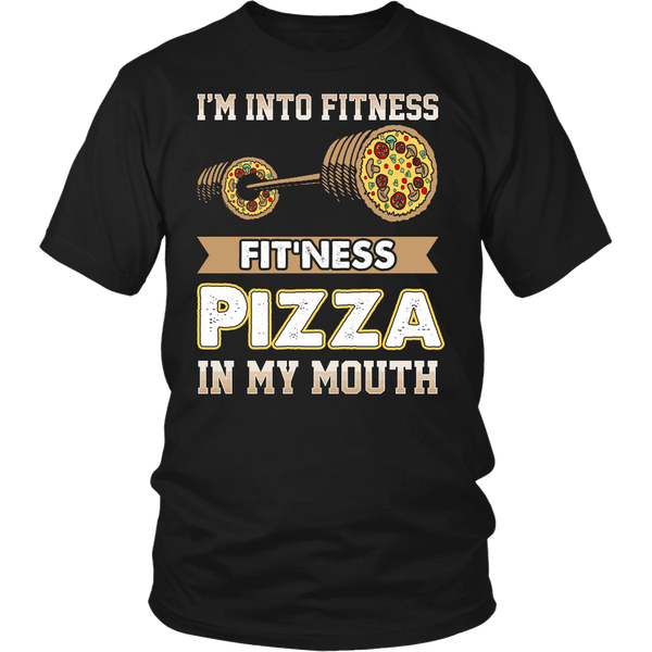 Fitness Pizza- Shirts, Long Sleeve, Hoodie, Tanks, Sweatshirt