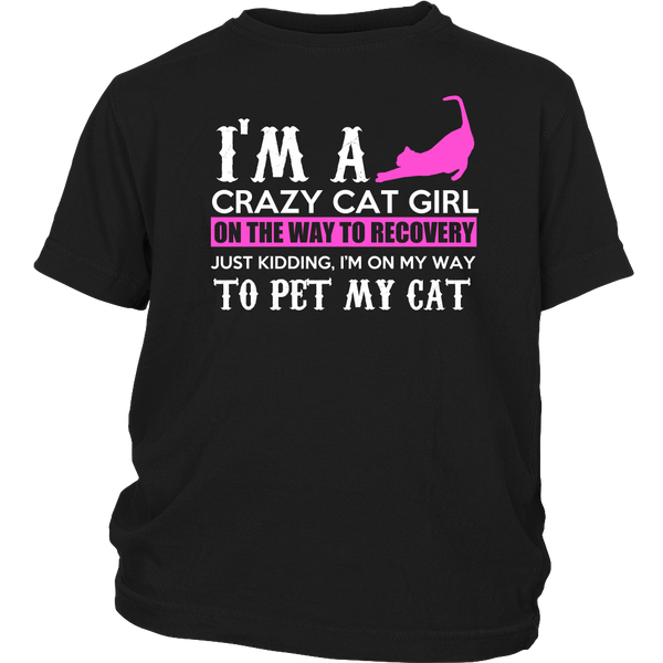 Crazy Cat Girl- Shirts, Long Sleeve, Hoodie, Tanks, Sweatshirt