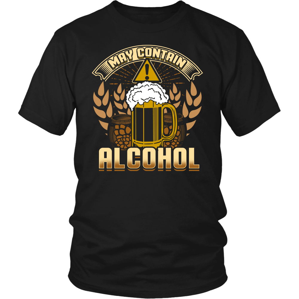 May Contain Alcohol- Shirts, Long Sleeve, Hoodie, Tanks, Sweatshirt