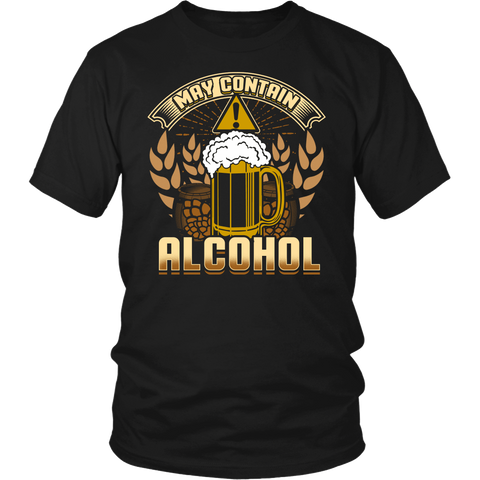 May Contain Alcohol- Shirts, Long Sleeve, Hoodie, Tanks, Sweatshirt