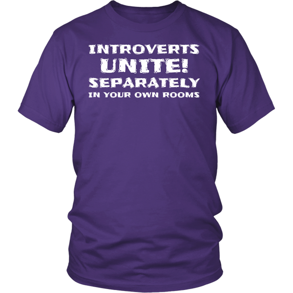 Introverts Unite- Shirts, Long Sleeve, Hoodie, Tanks, Sweatshirt