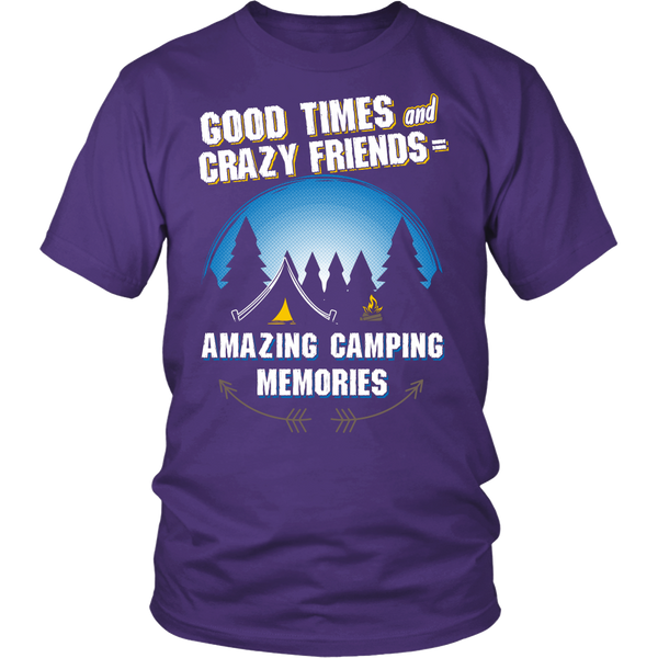 Amazing Camping Memories- Shirts, Long Sleeve, Hoodie, Tanks, Sweatshirt