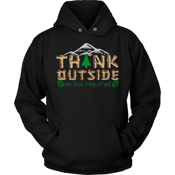 Think Outside- Shirts, Long Sleeve, Hoodie, Tanks, Sweatshirt