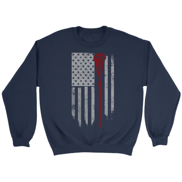 Lacrosse Flag- Shirts, Long Sleeve, Hoodie, Tanks, Sweatshirt