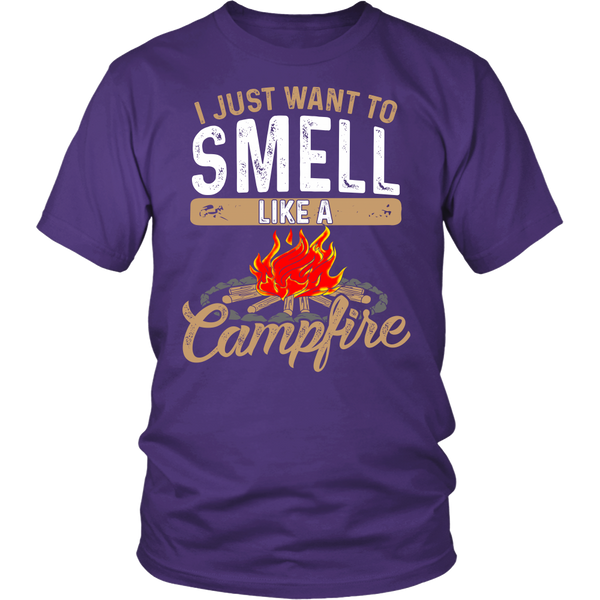 Smell Like a Campfire- Shirts, Long Sleeve, Hoodie, Tanks, Sweatshirt