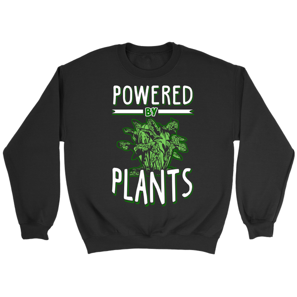 Powered by Plants- Shirts, Long Sleeve, Hoodie, Tanks, Sweatshirt