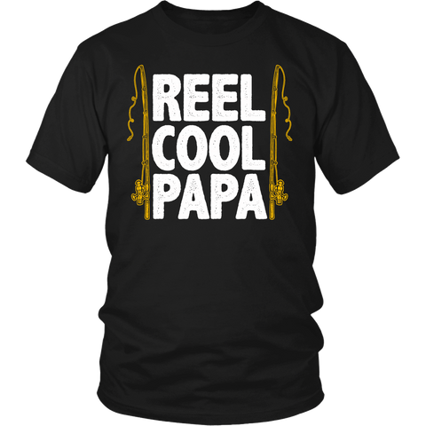 Reel Cool Papa- Shirts, Long Sleeve, Hoodie, Tanks, Sweatshirt