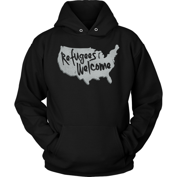 Refugees Welcome- Shirts, Long Sleeve, Hoodie, Tanks, Sweatshirt