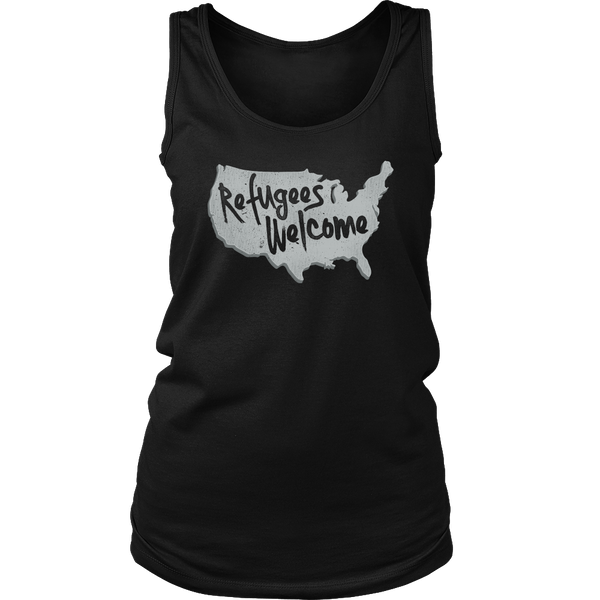 Refugees Welcome- Shirts, Long Sleeve, Hoodie, Tanks, Sweatshirt