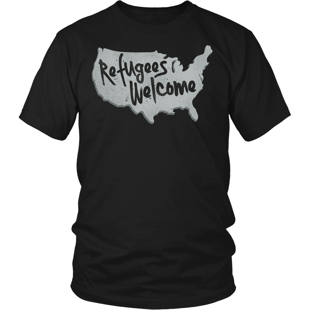 Refugees Welcome- Shirts, Long Sleeve, Hoodie, Tanks, Sweatshirt