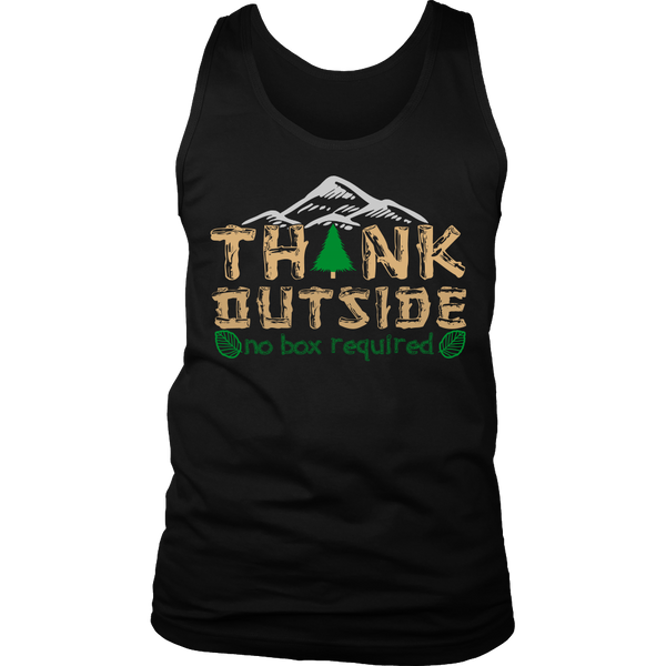 Think Outside- Shirts, Long Sleeve, Hoodie, Tanks, Sweatshirt