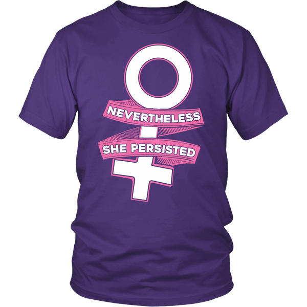 Nevertheless She Persisted- Shirts, Long Sleeve, Hoodie, Tanks, Sweatshirt