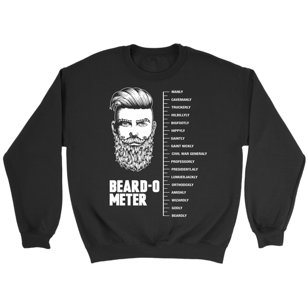 Beard-o-meter- Shirts, Long Sleeve, Hoodie, Tanks, Sweatshirt