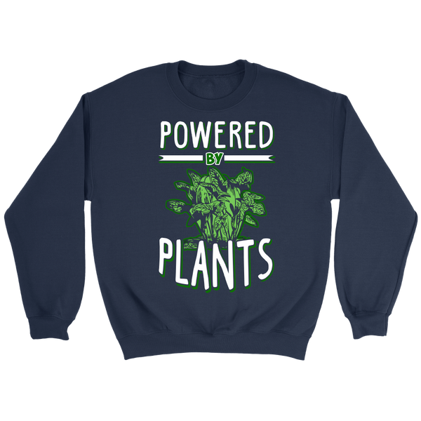 Powered by Plants- Shirts, Long Sleeve, Hoodie, Tanks, Sweatshirt