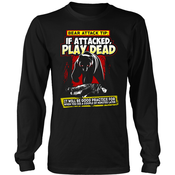 Bear Attack Tip- Shirts, Long Sleeve, Hoodie, Tanks, Sweatshirt