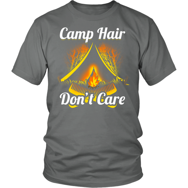 Camp Hair Don't Care- Shirts, Long Sleeve, Hoodie, Tanks, Sweatshirt