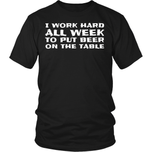 Put Beer On The Table- Shirts, Long Sleeve, Hoodie, Tanks, Sweatshirt