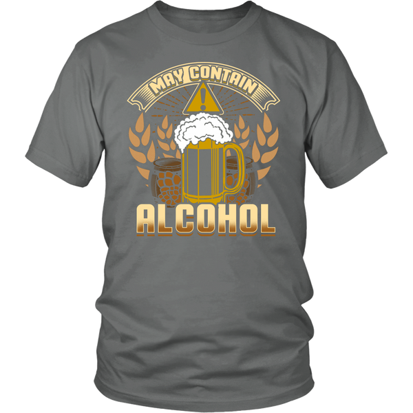 May Contain Alcohol- Shirts, Long Sleeve, Hoodie, Tanks, Sweatshirt