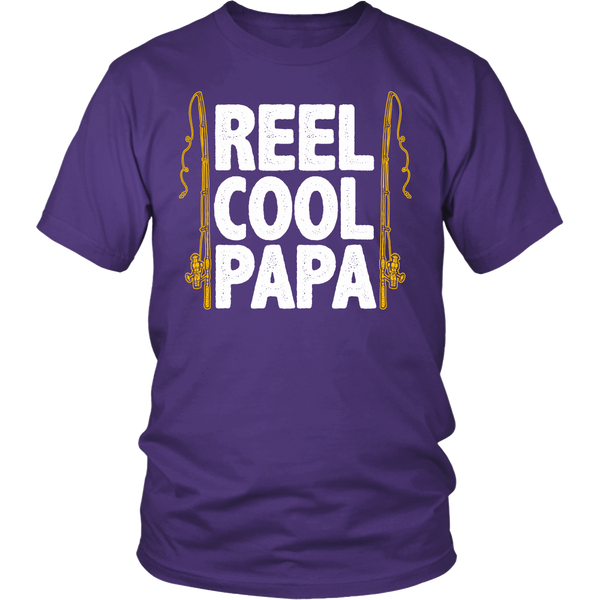 Reel Cool Papa- Shirts, Long Sleeve, Hoodie, Tanks, Sweatshirt