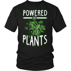 Powered by Plants- Shirts, Long Sleeve, Hoodie, Tanks, Sweatshirt