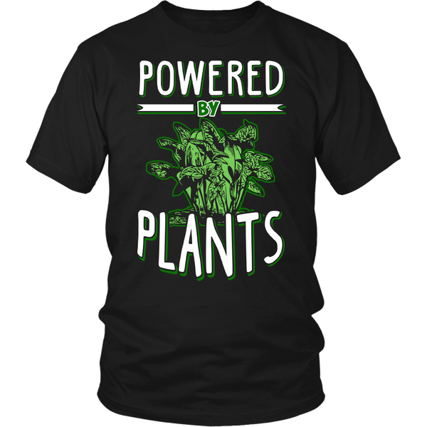 Powered by Plants- Shirts, Long Sleeve, Hoodie, Tanks, Sweatshirt