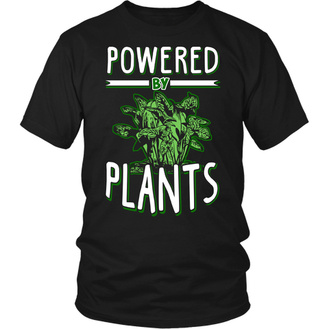 Powered by Plants- Shirts, Long Sleeve, Hoodie, Tanks, Sweatshirt