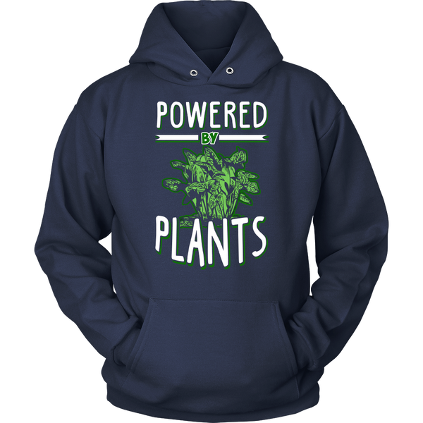 Powered by Plants- Shirts, Long Sleeve, Hoodie, Tanks, Sweatshirt