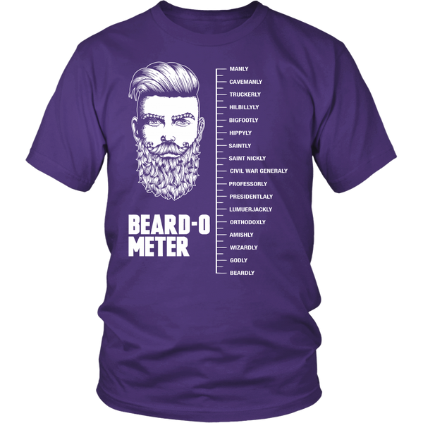 Beard-o-meter- Shirts, Long Sleeve, Hoodie, Tanks, Sweatshirt